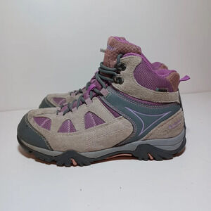 HI-TEC Hiking Boots Gray Purple Lace-Up Women’s Size 4 shoes (91 Box 12)